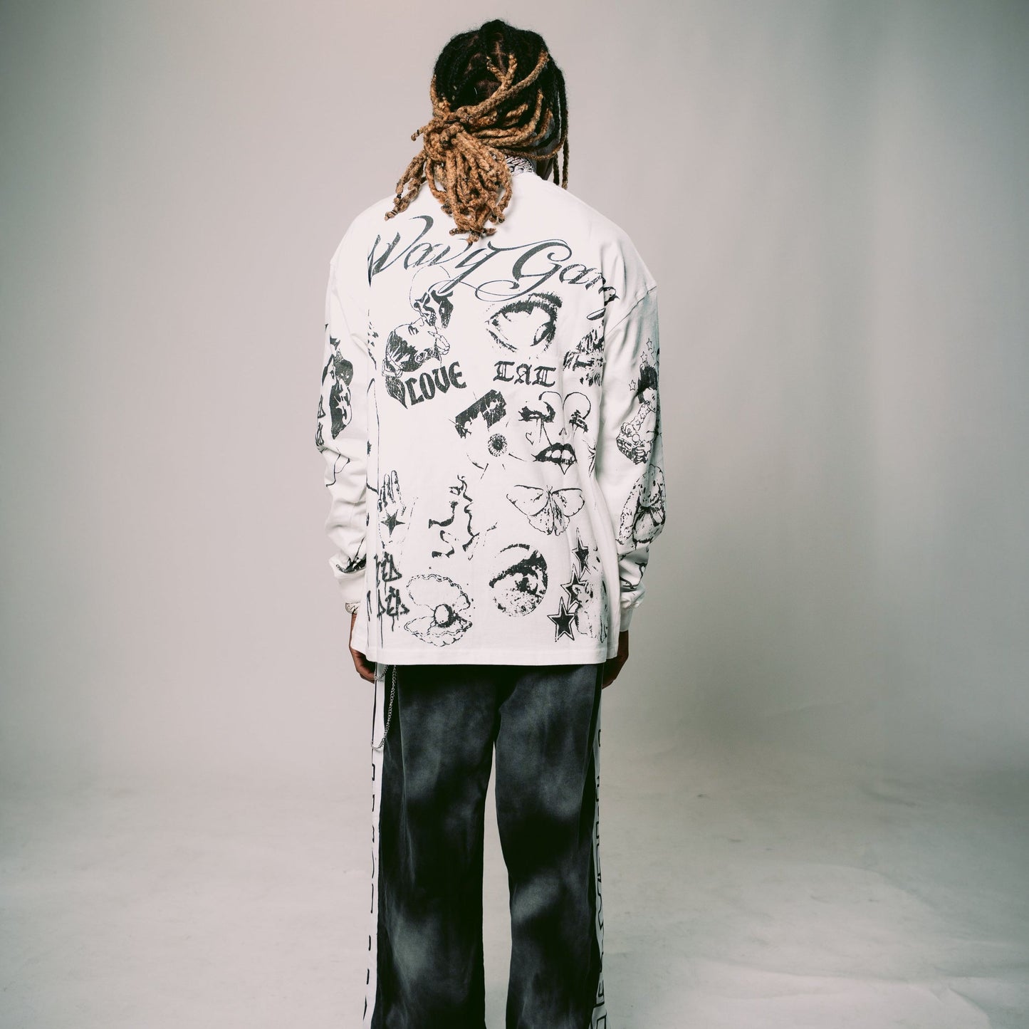 TIME A TELL X BABYFACE RAY FACE MOB LONG SLEEVE shoptimeatell