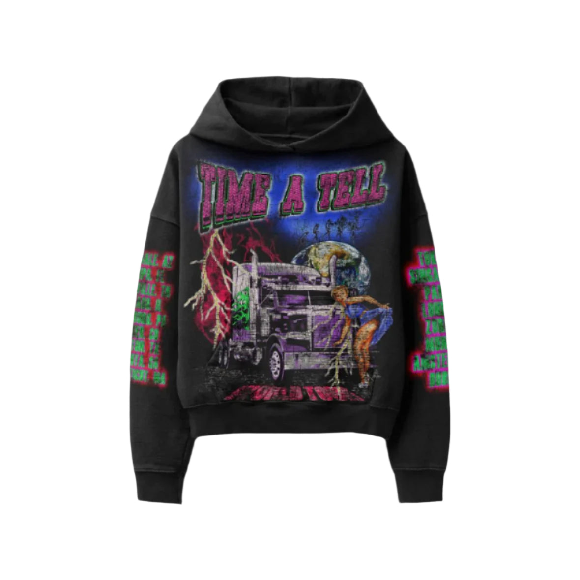 Time a Tell World Tour Sweatshirt (Black) shoptimeatell