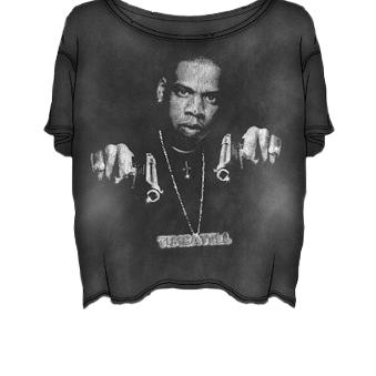 Distressed The Streets Ours Tee (Black)