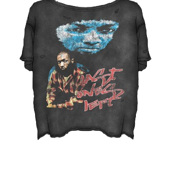 Distressed Marlo Tee (Black)