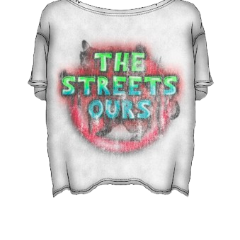 Stop Snitching Rhinestone Tee (White) shoptimeatell