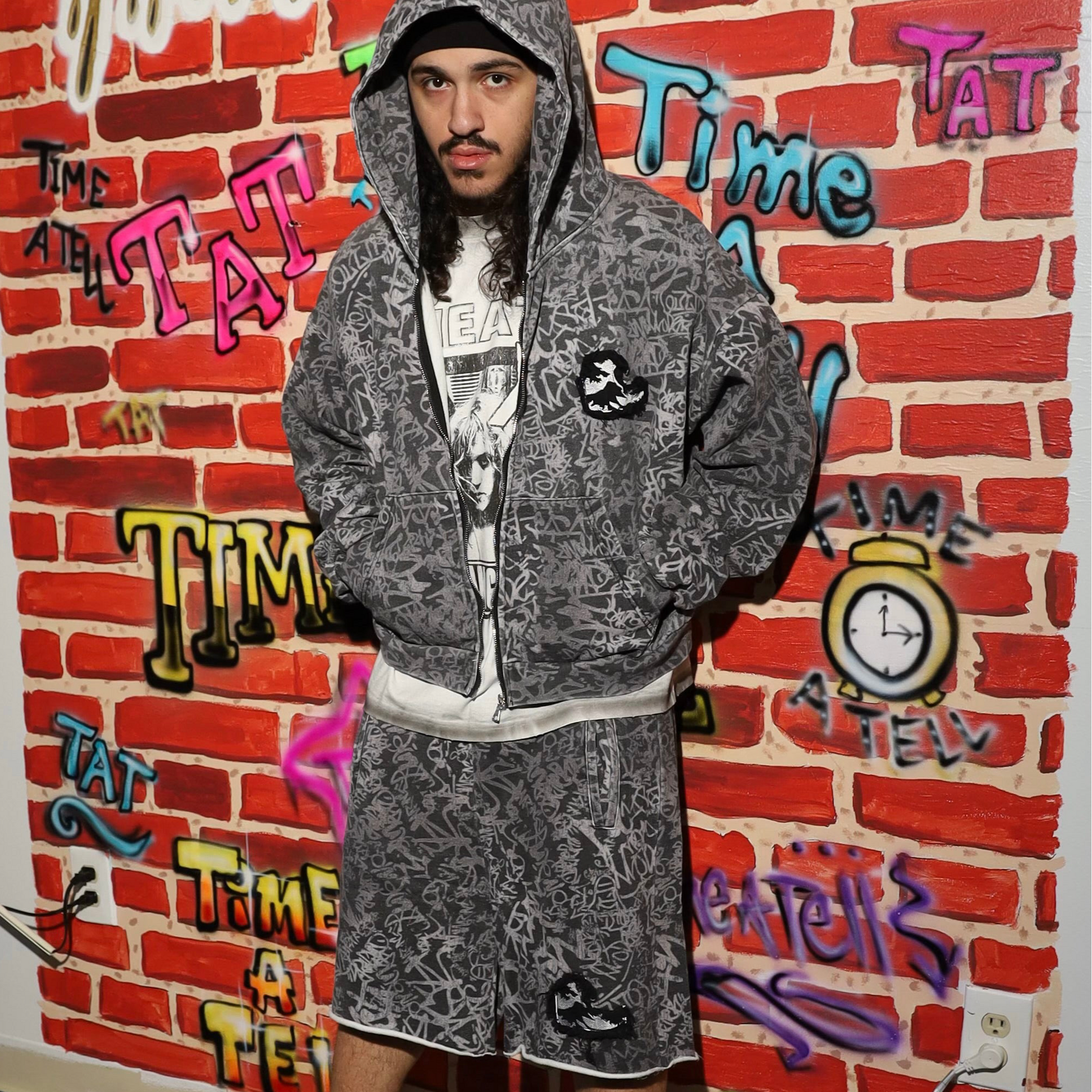 Time a Tell X Baby Face Ray Graffiti Set (Black) shoptimeatell