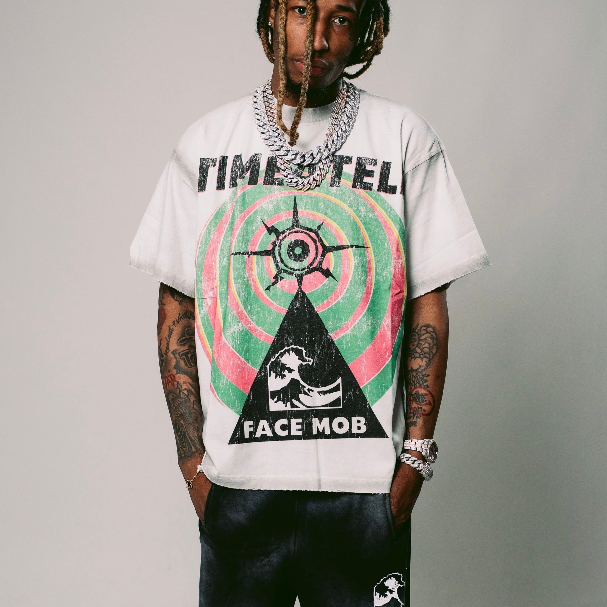 Time a Tell X Baby Face Ray Wavy Gang Tee shoptimeatell
