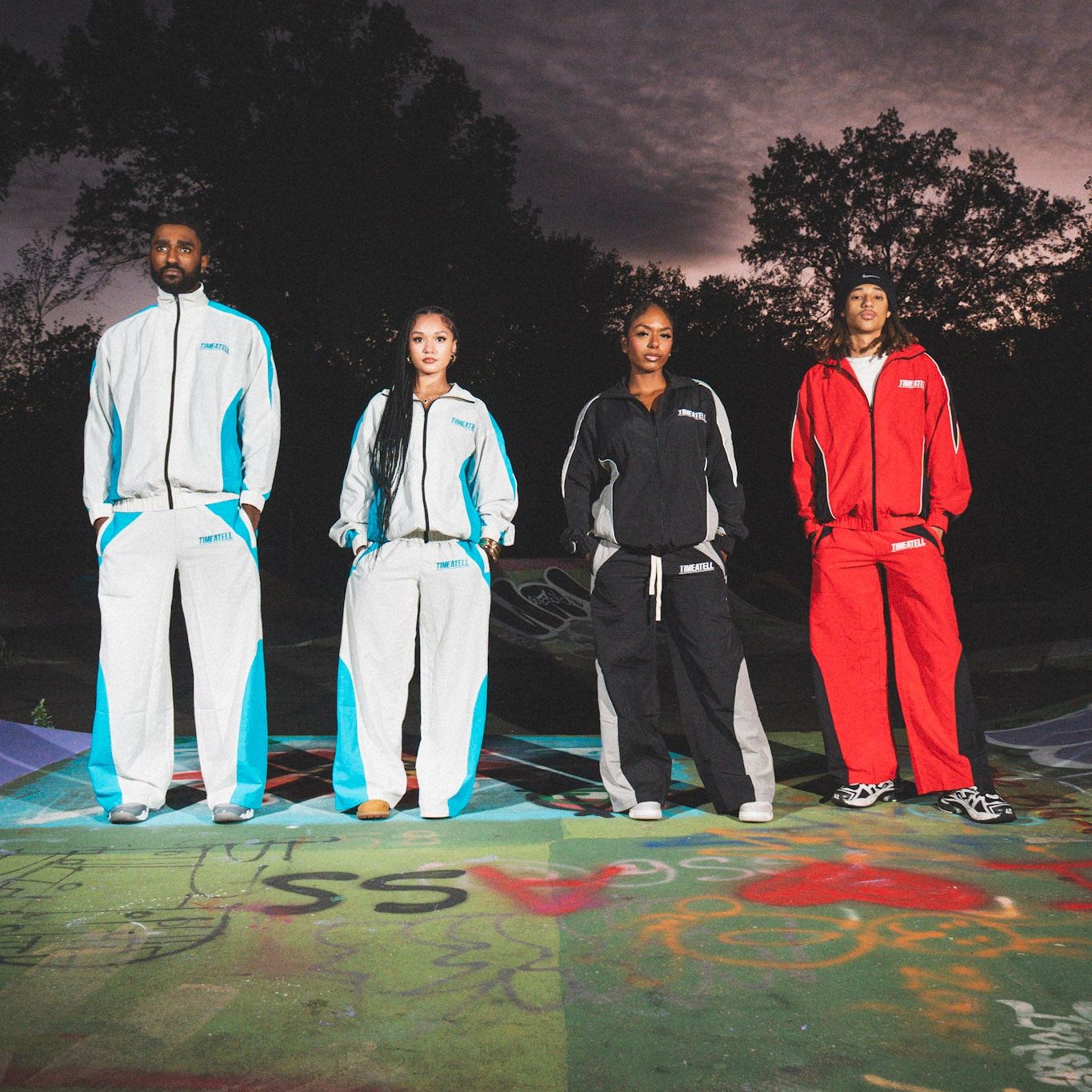 TIME A TELL TRACKSUIT SETS shoptimeatell