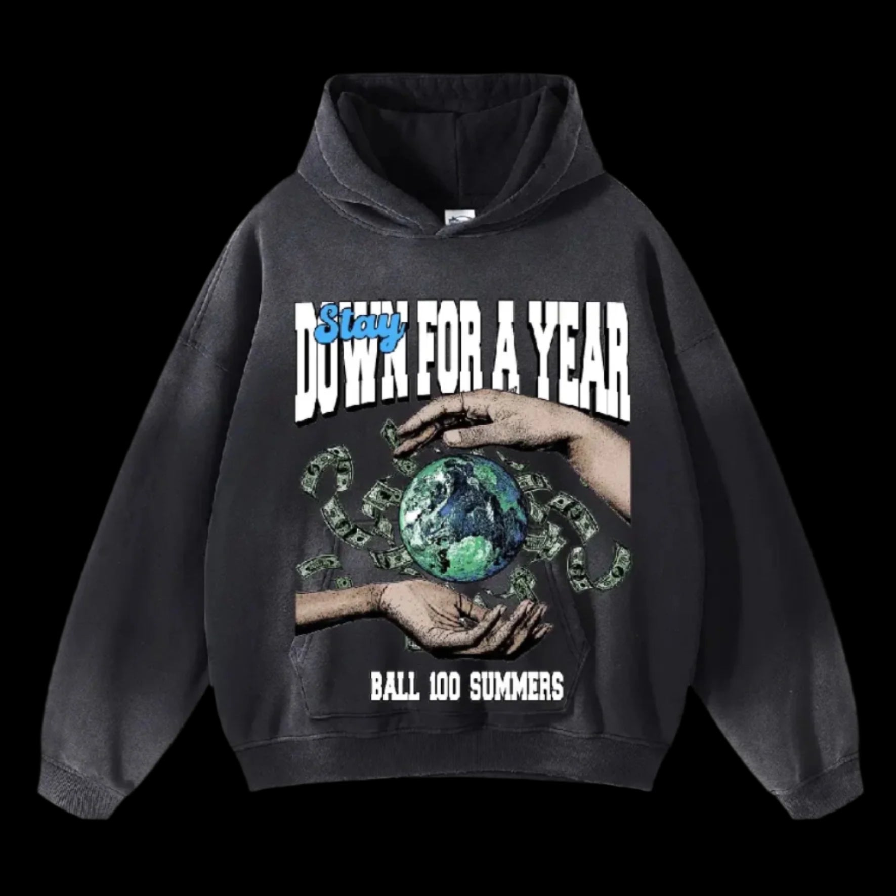 Ball 100 Summers Hoodie (Black) shoptimeatell