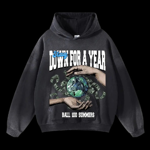 Ball 100 Summers Hoodie (Black) shoptimeatell