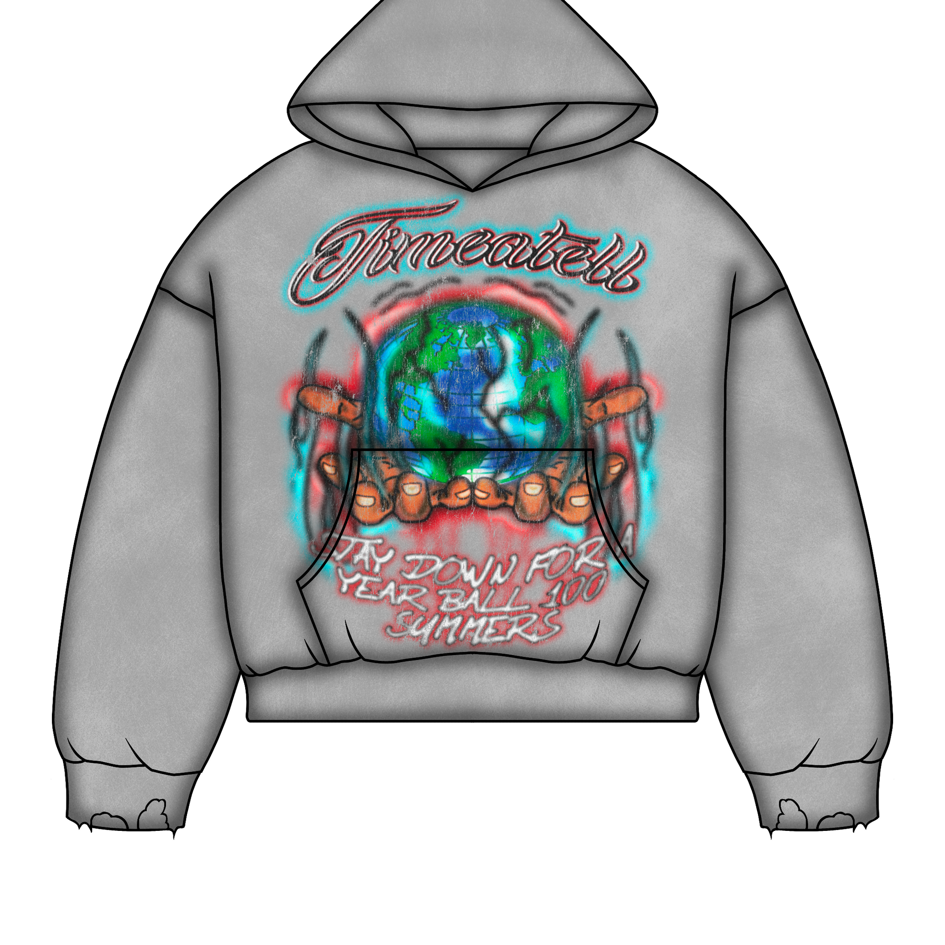 STAY DOWN FOR A YEAR BALL 100 SUMMERS HOODIE shoptimeatell