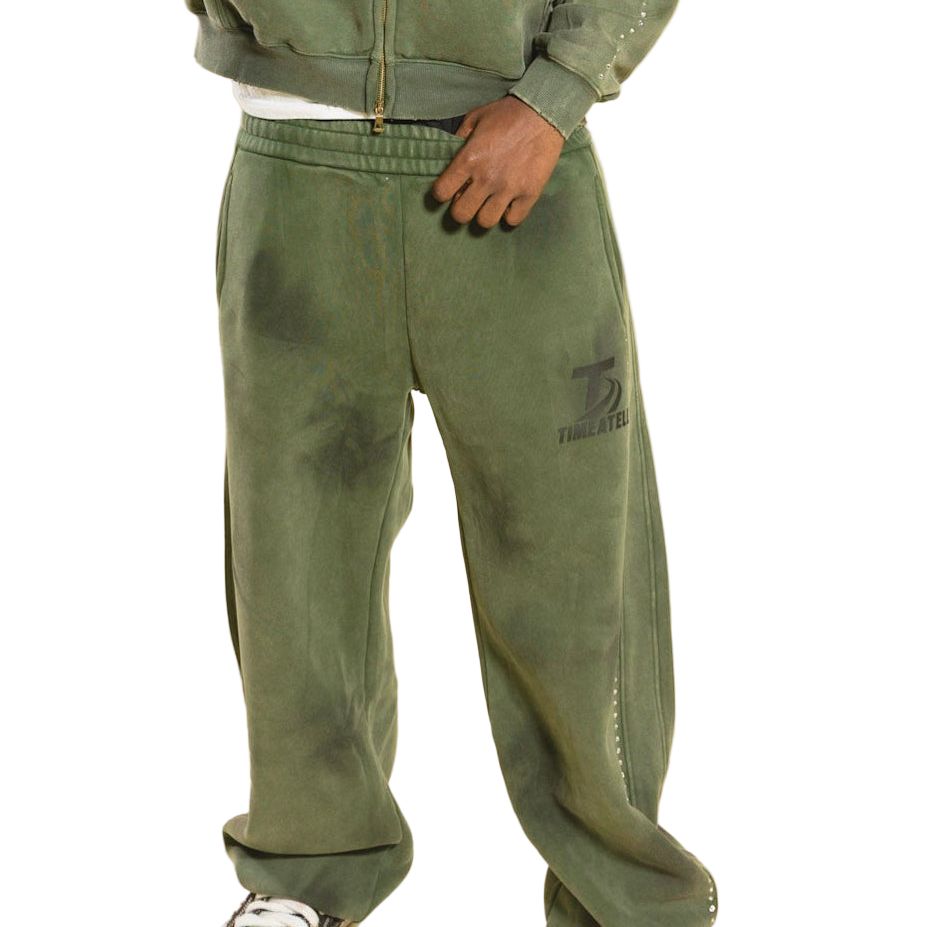 The Green Faded Earth Sweatpants shoptimeatell