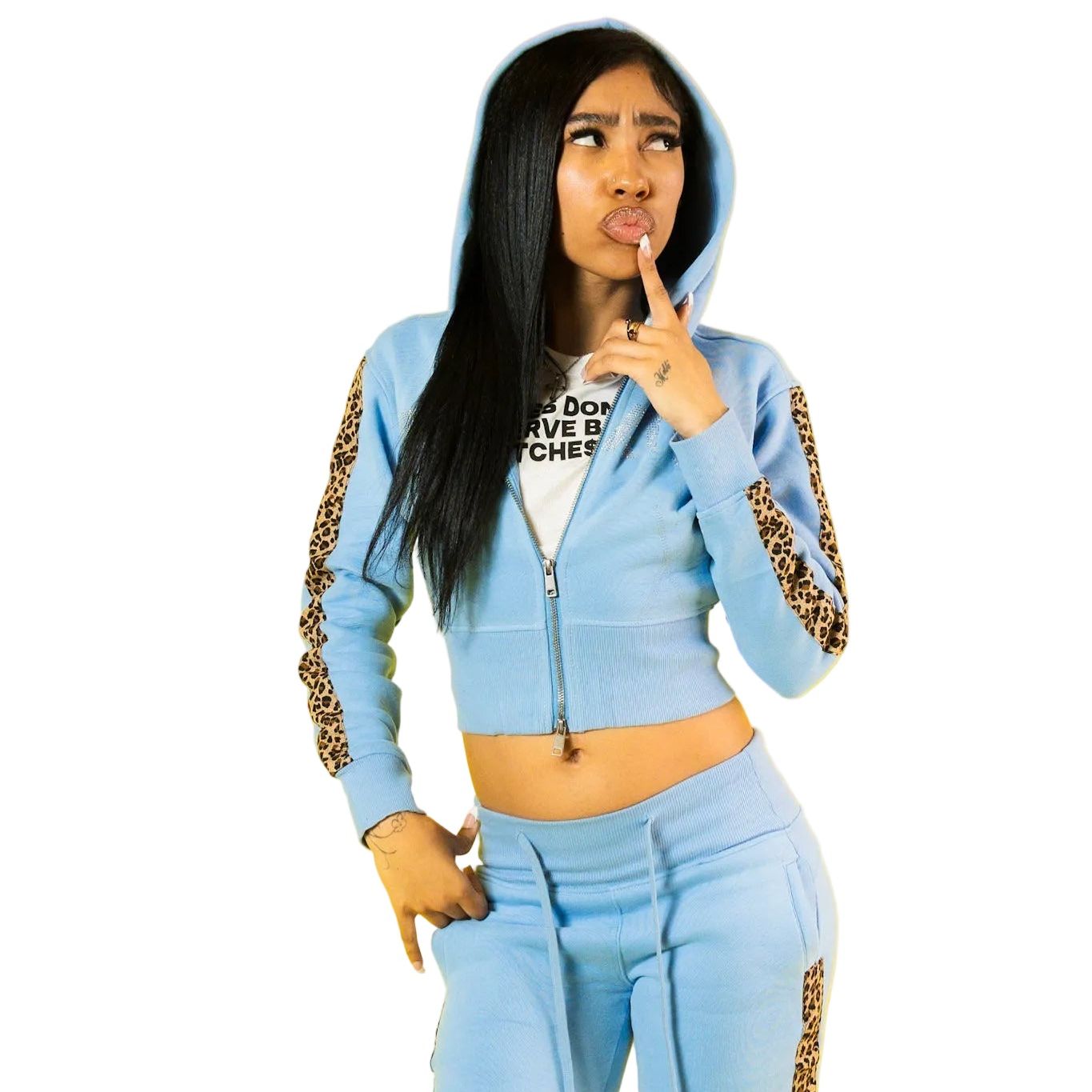 TIME A TELL CHEETAH SET ( BLUE ) shoptimeatell