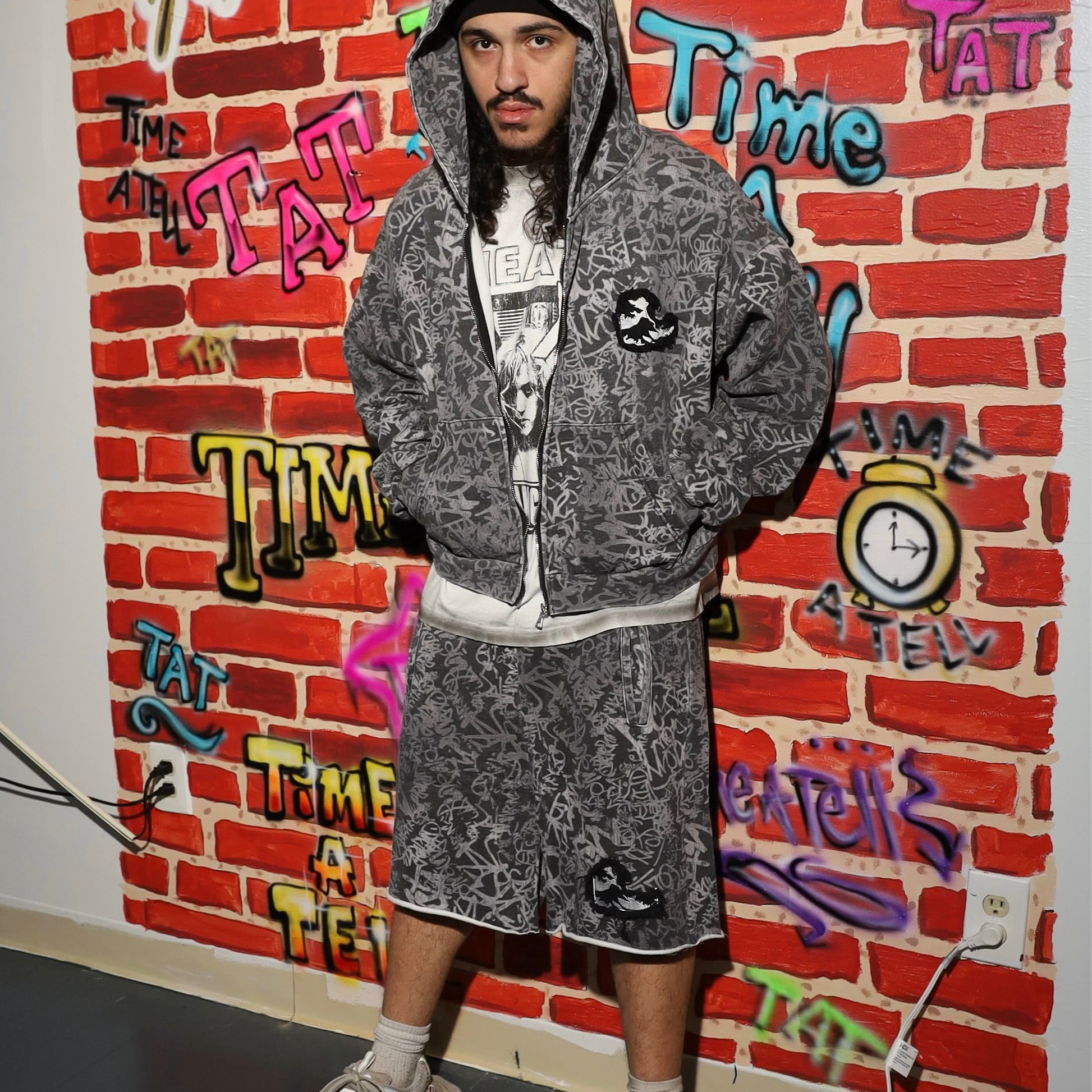 Time a Tell X Baby Face Ray Graffiti Set (Black) shoptimeatell