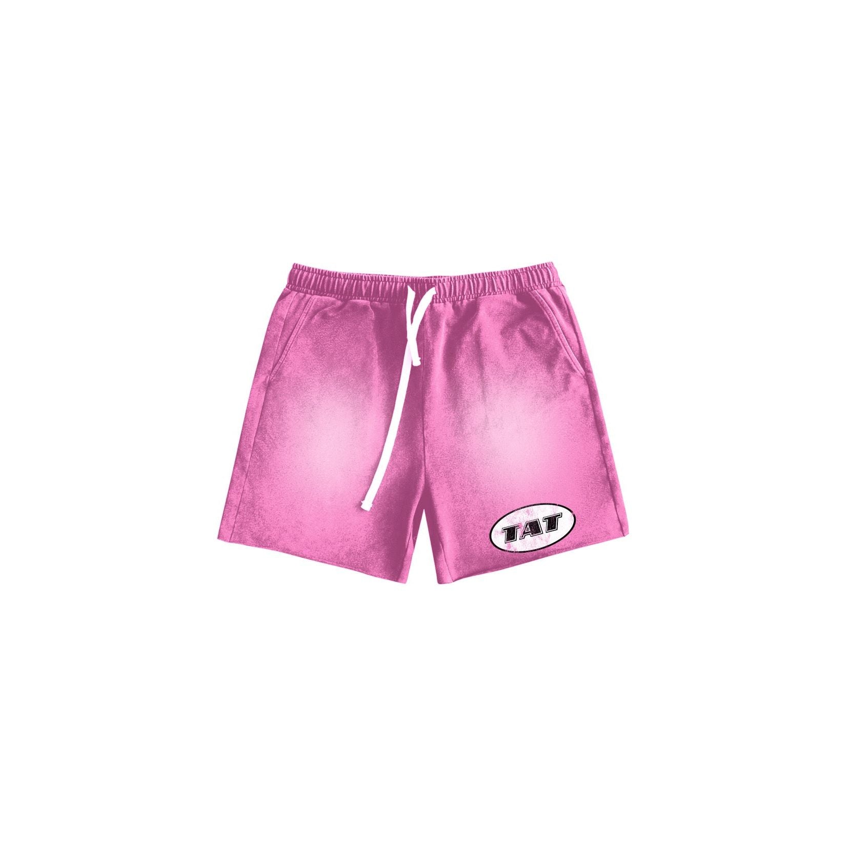 TIME A TELL WASHED PINK SHORTS shoptimeatell