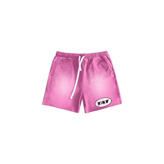 TIME A TELL WASHED PINK SHORTS shoptimeatell