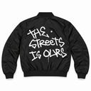 4 The Streets Bomber Jacket - Black