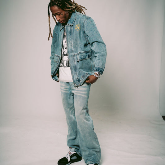 Time a tell Denim Jacket shoptimeatell