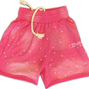 Time a Tell Diamond Studded Shorts (Pink) shoptimeatell