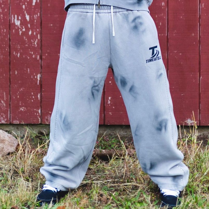 The Grey Faded Earth Sweatpants shoptimeatell