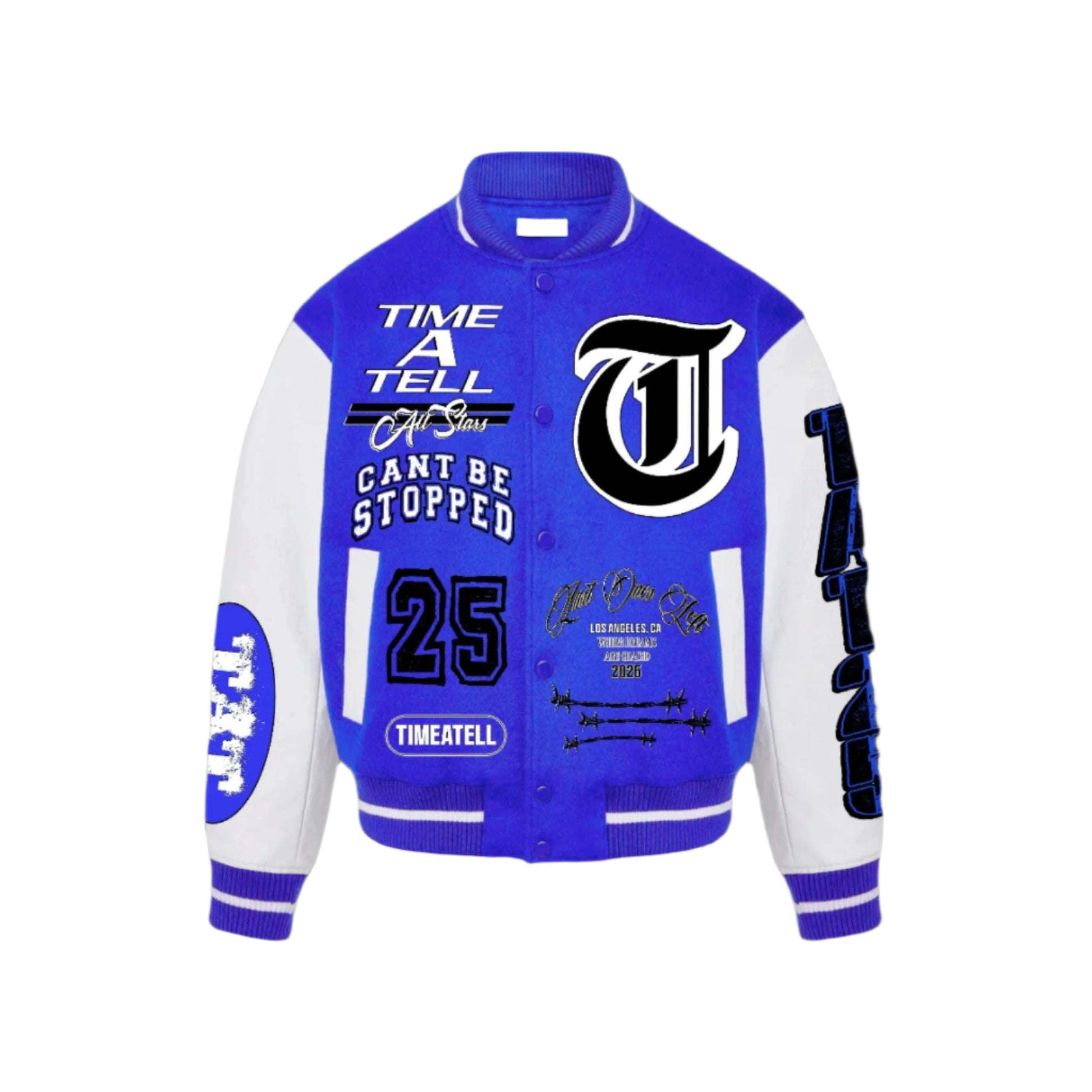 Varsity Jacket (Blue/White)