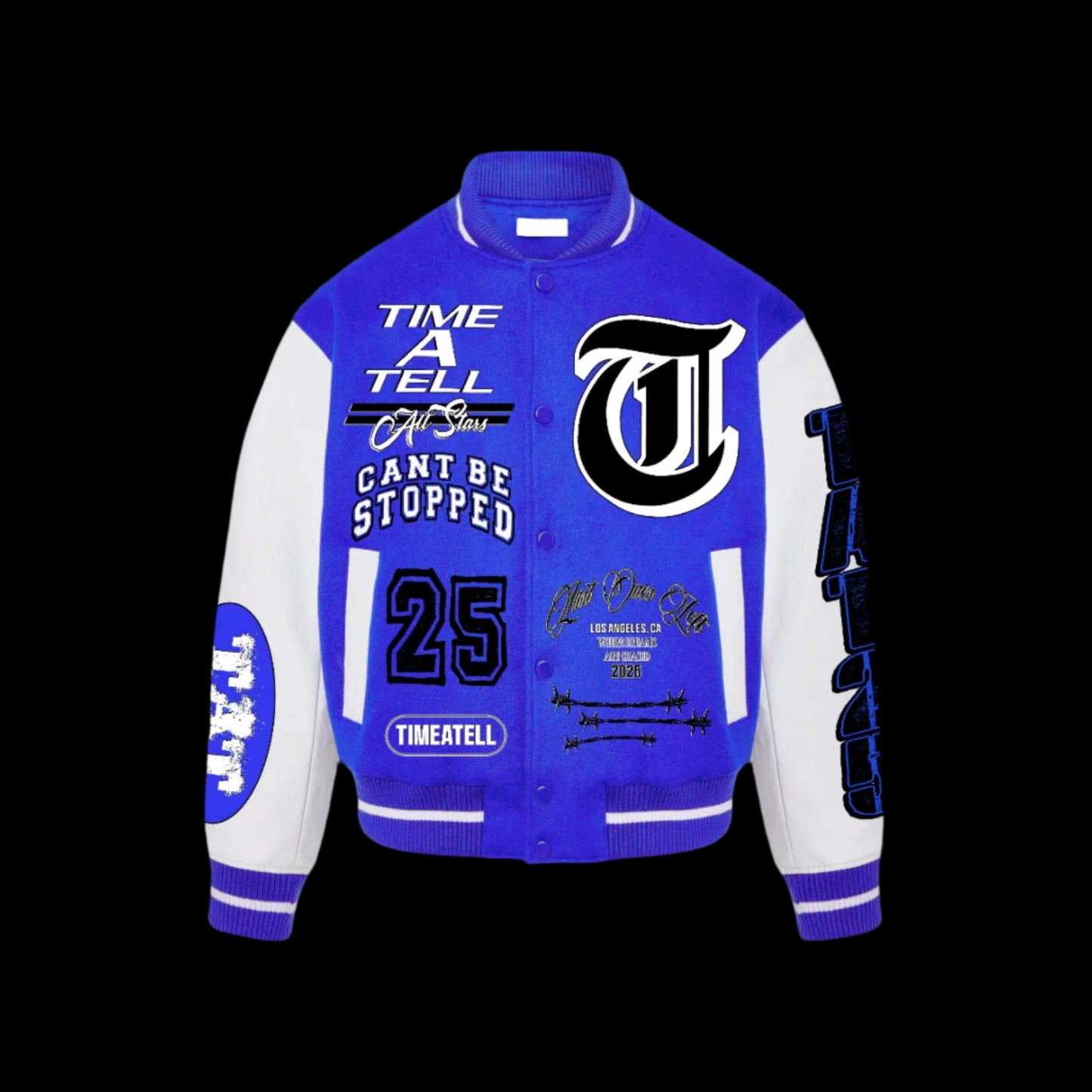 Varsity Jacket (Blue/White)