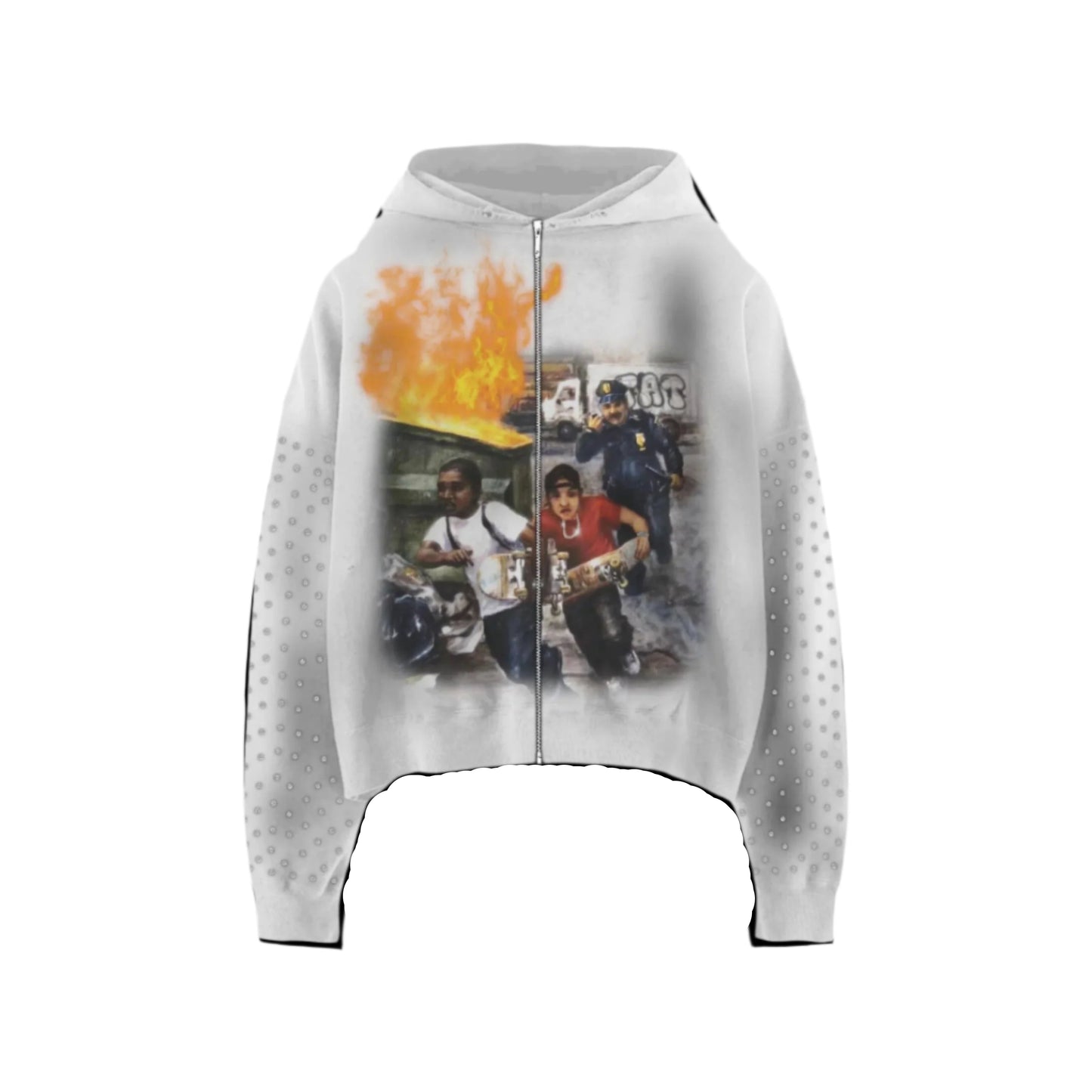 The Boys Zip Up (White)