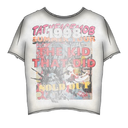 Time a tell Graffff Tee (White) shoptimeatell