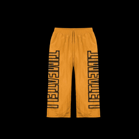 Time a Tell Logo Parachute Sweats (Orange)