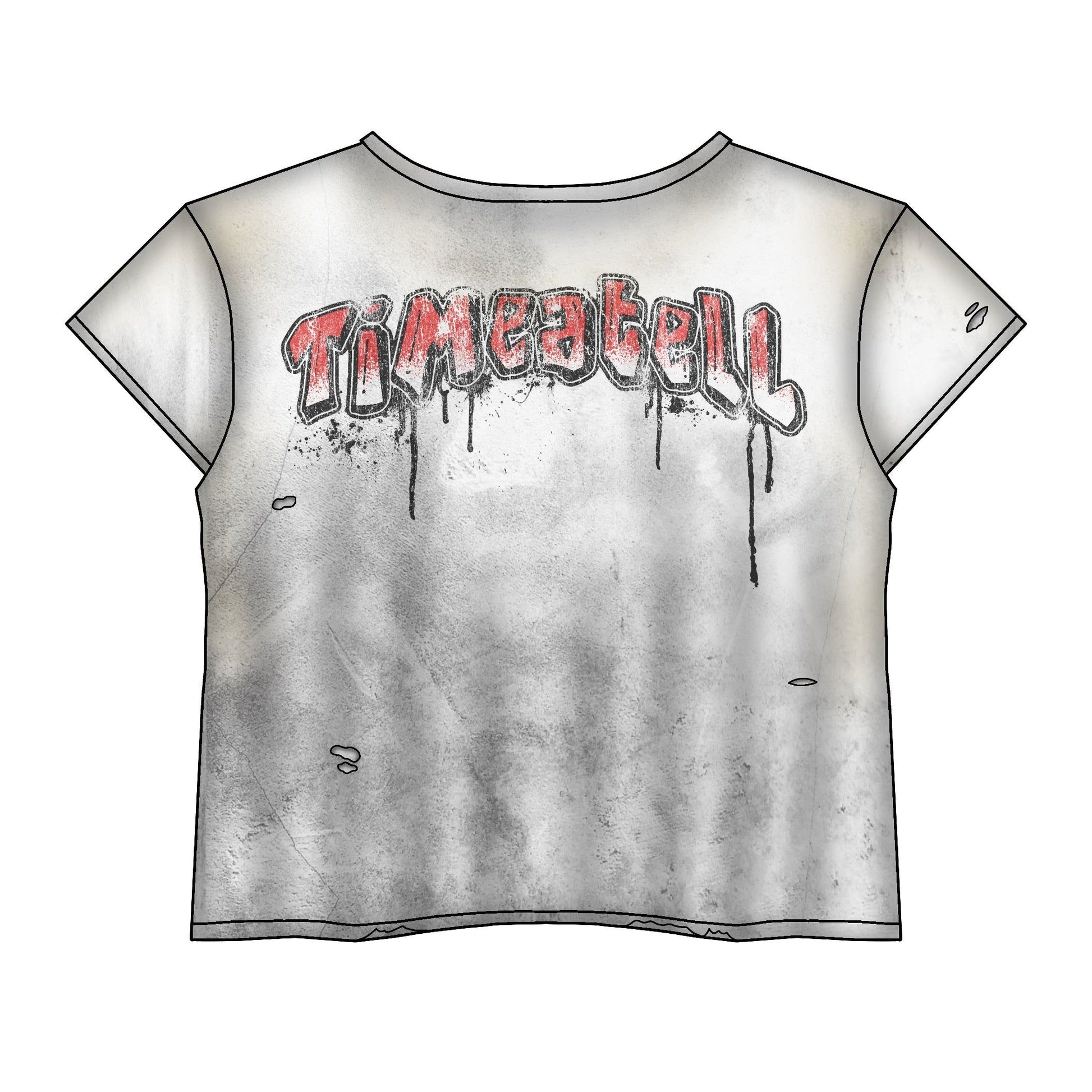 Mona Lisa Graffiti Tee (White)