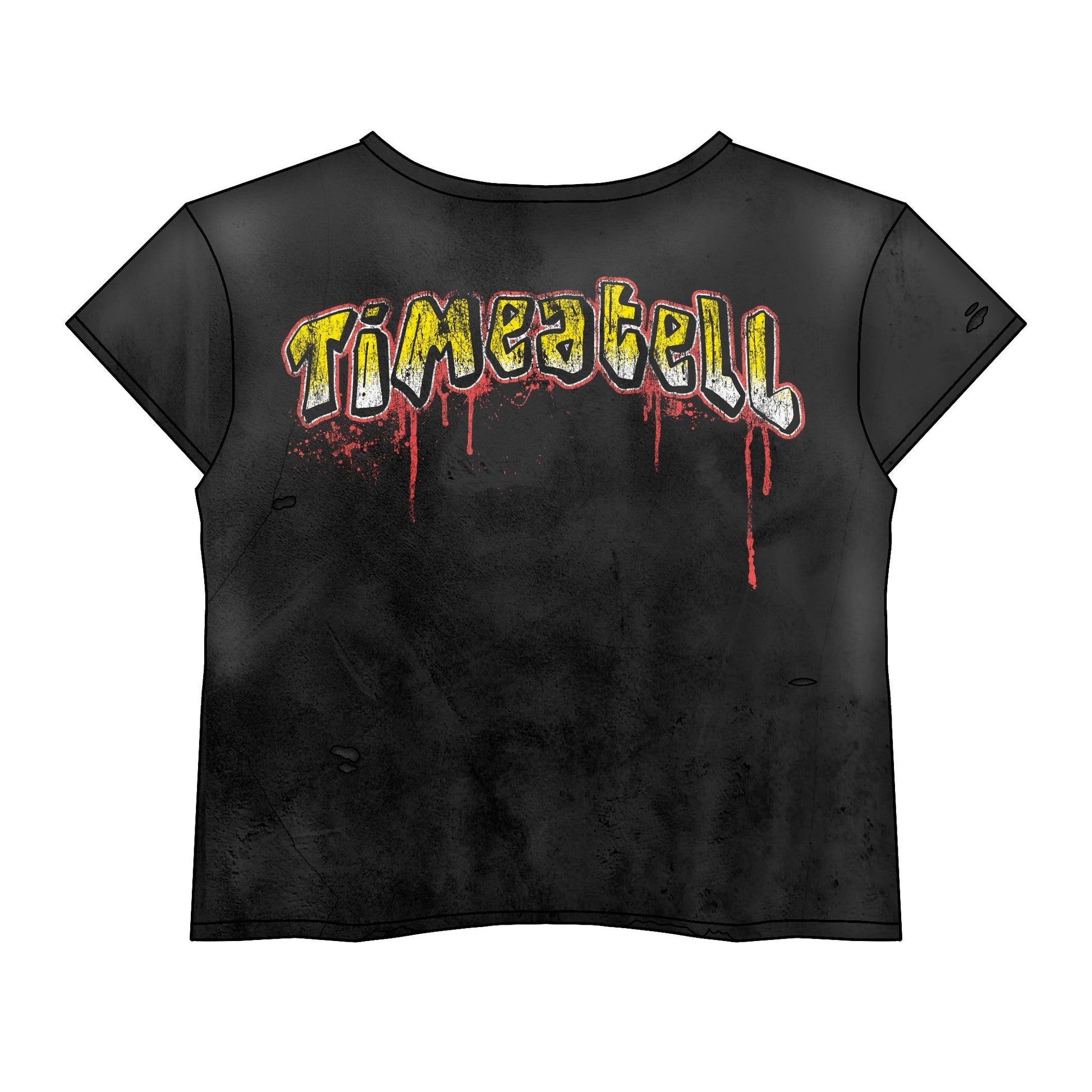 Mona Lisa Graffiti Tee (Black)