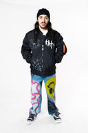 4 The Streets Bomber Jacket - Black