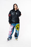 4 The Streets Bomber Jacket - Black