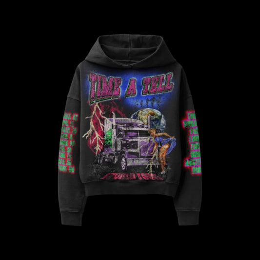 Time a Tell World Tour Sweatshirt (Black) shoptimeatell