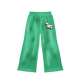 Diamond Studded Track Sweatpants (Green)