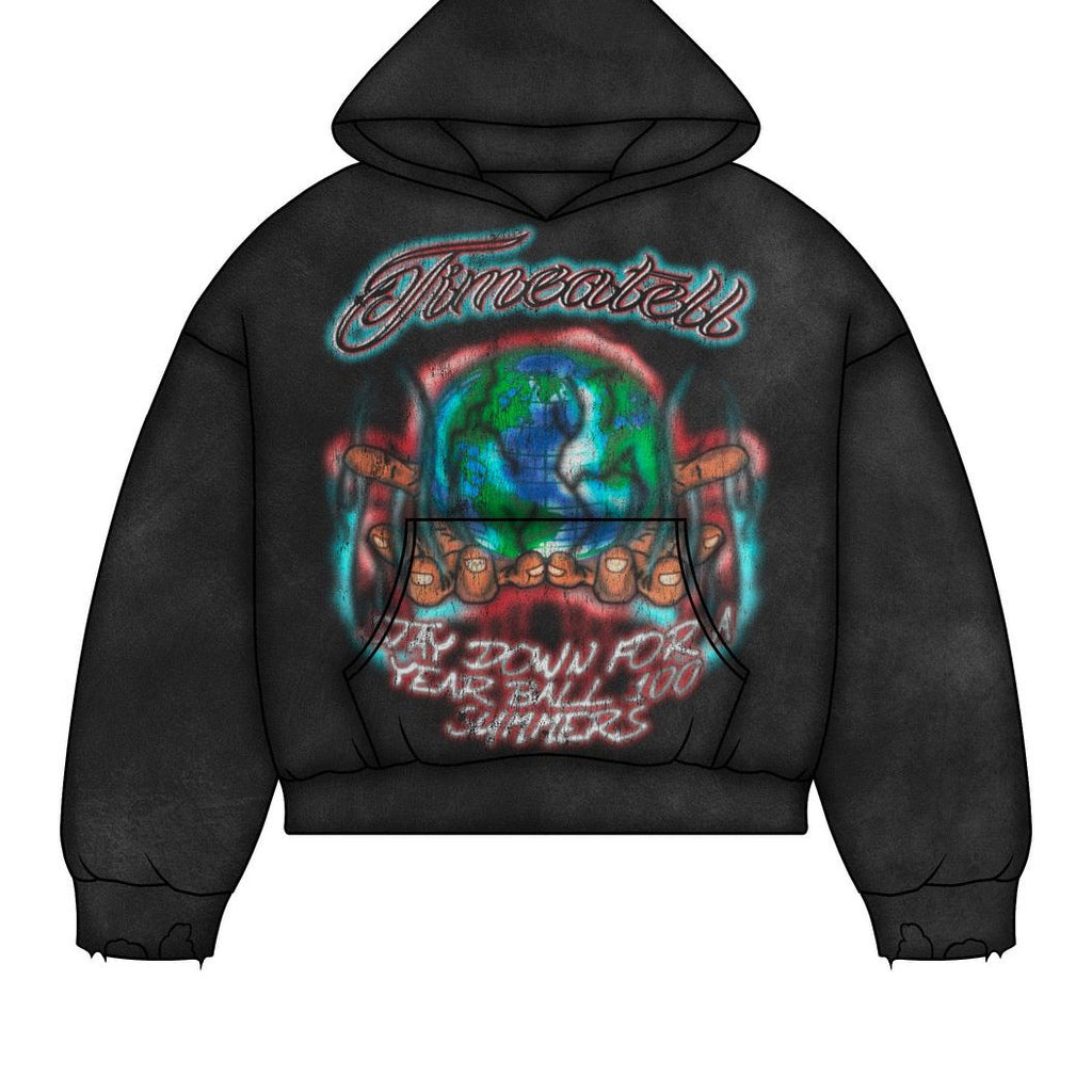 STAY DOWN FOR A YEAR BALL 100 SUMMERS HOODIE shoptimeatell
