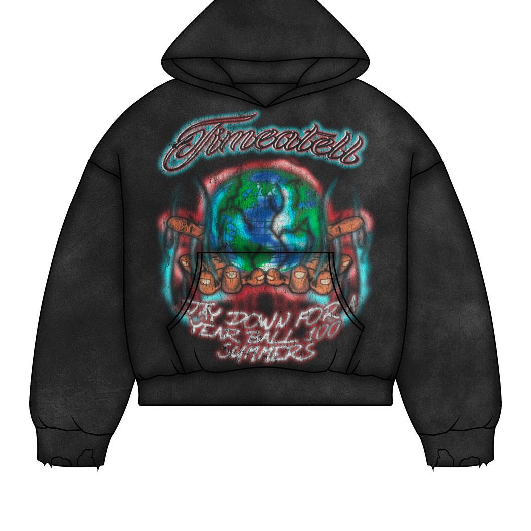 STAY DOWN FOR A YEAR BALL 100 SUMMERS HOODIE shoptimeatell