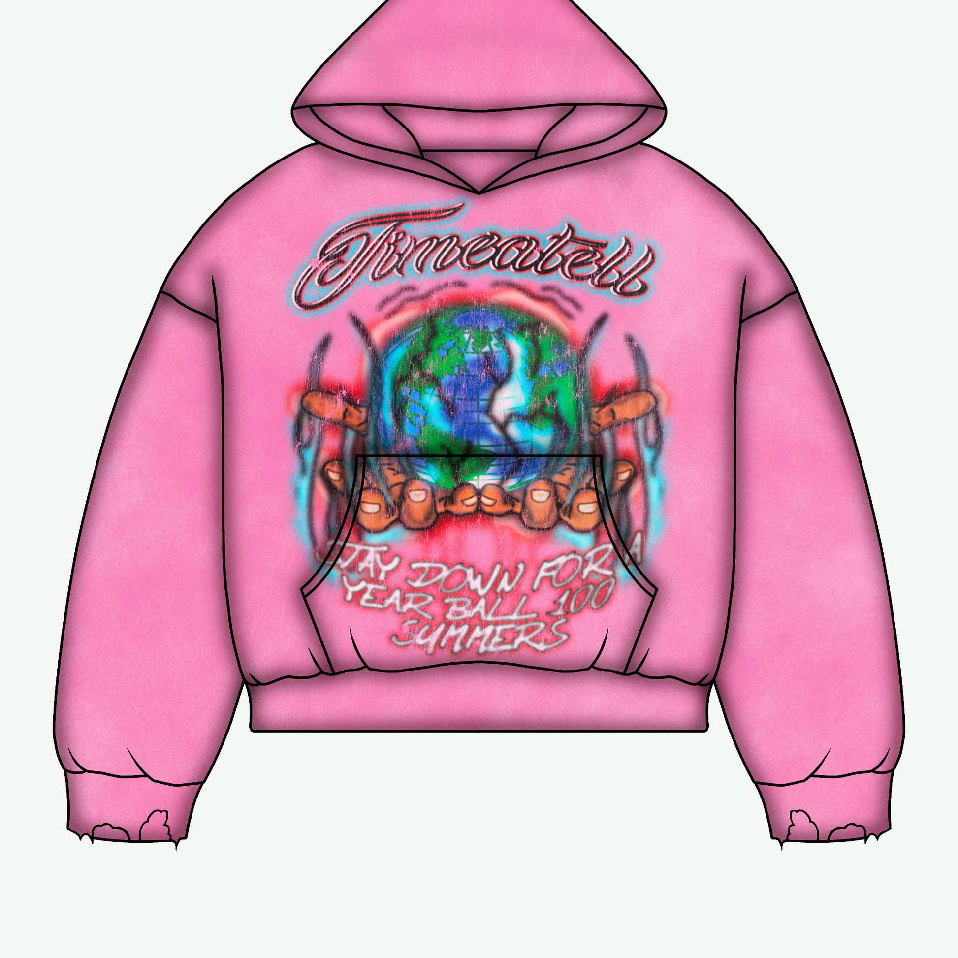 STAY DOWN FOR A YEAR BALL 100 SUMMERS HOODIE shoptimeatell