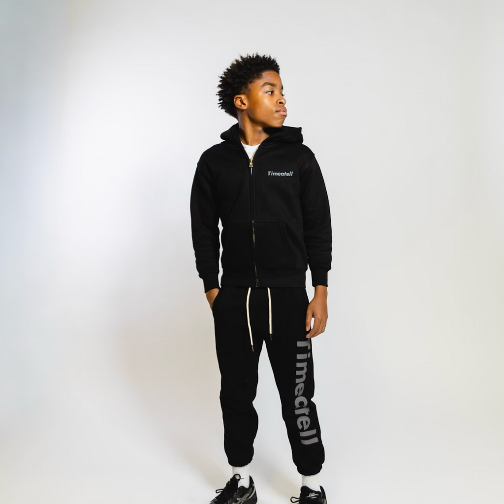 Kids Black Plain Jane set shoptimeatell