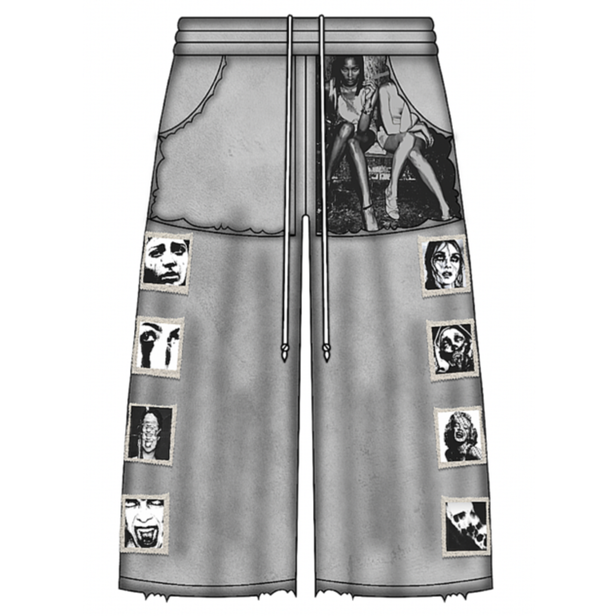 The Grey Polaroid Sweatpants shoptimeatell