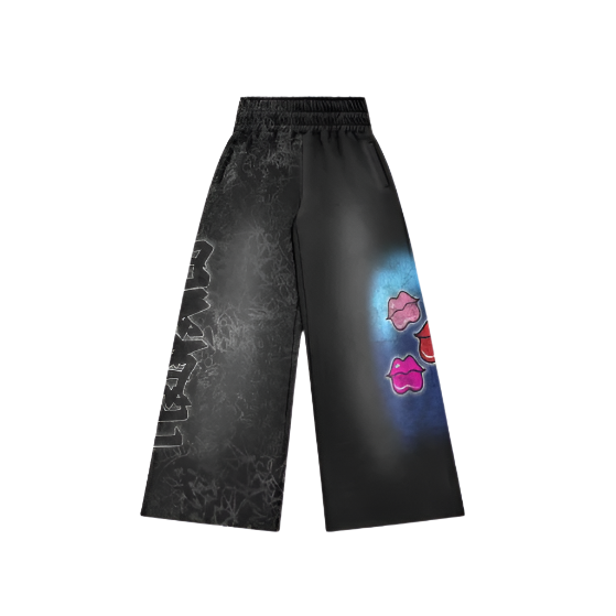 Time a Tell Barbie Doll Diamond Studded Sweatpants (Black)