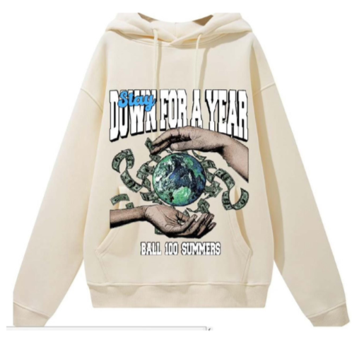 Ball For 100 Summers Hoodie (Cream) shoptimeatell