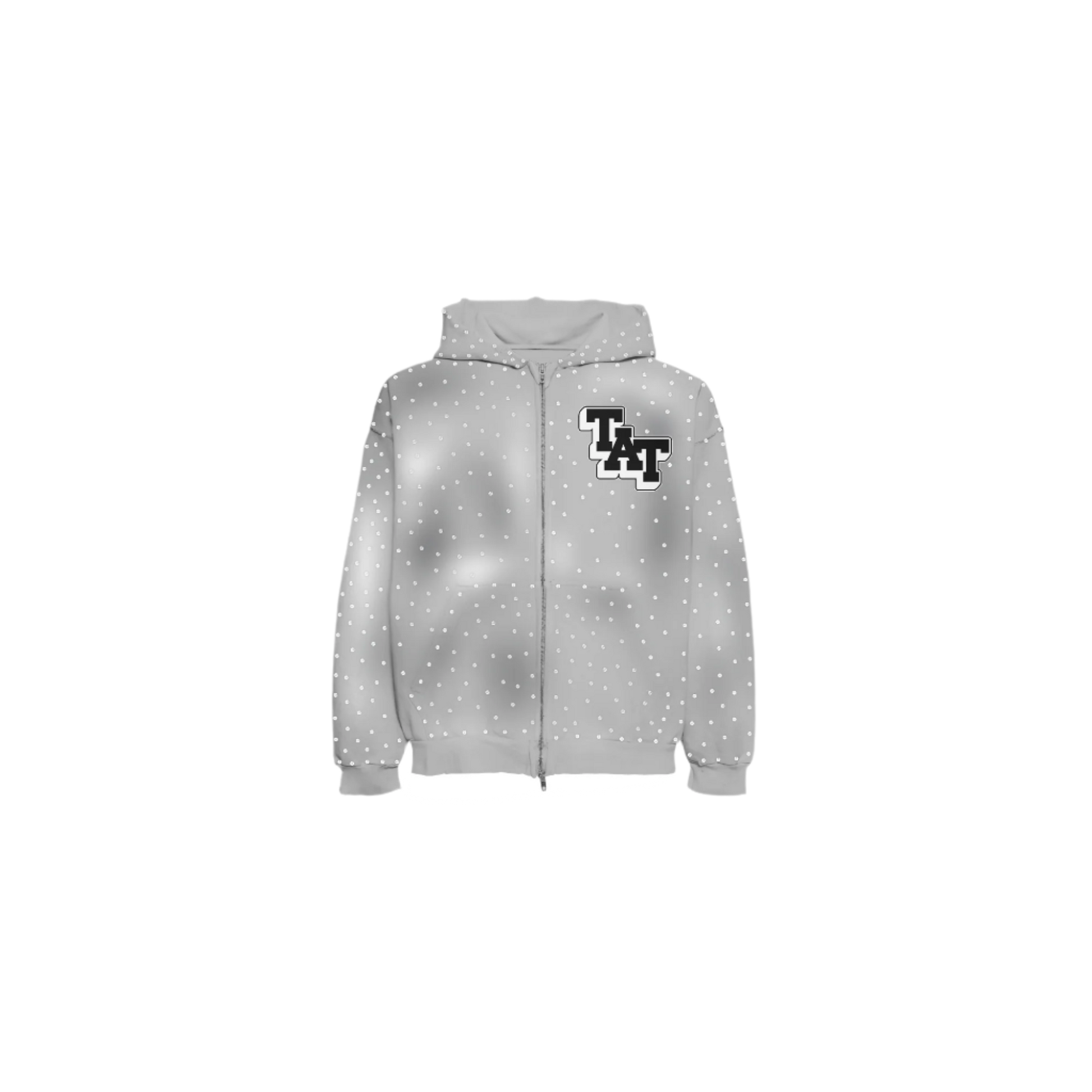 Diamond Sweatsuit (Grey/White)