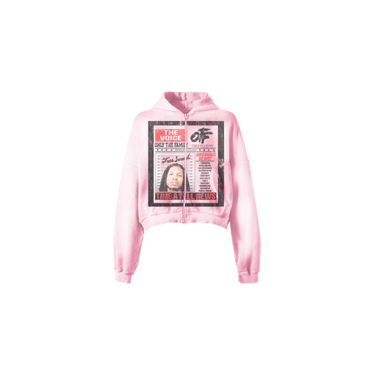 Time a Tell Free Dirk Hoodie (Pink) shoptimeatell