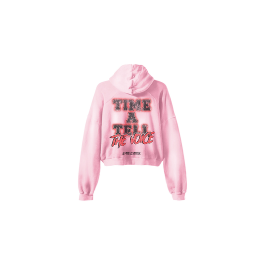 Time a Tell Free Dirk Hoodie (Pink) shoptimeatell