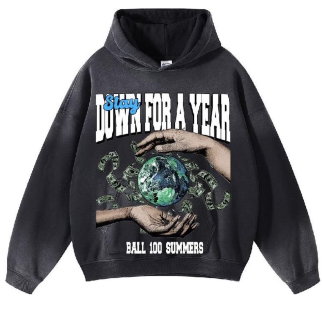 Ball for 100 summers Hoodie (Black)