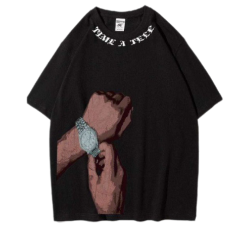 Time a Tell Watch Tee (Black) shoptimeatell