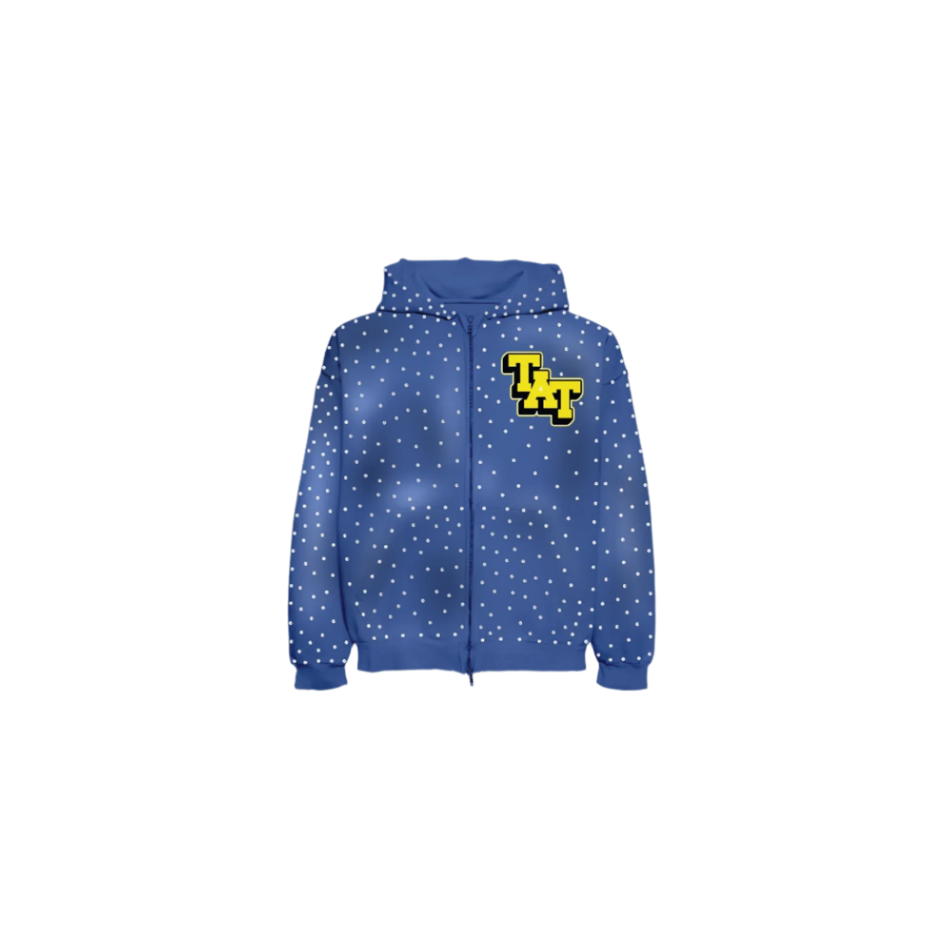 Diamond Studded Sweatshirt (Blue/Yellow) shoptimeatell